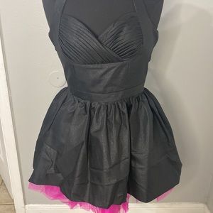 Betsey Johnson mini black dress
